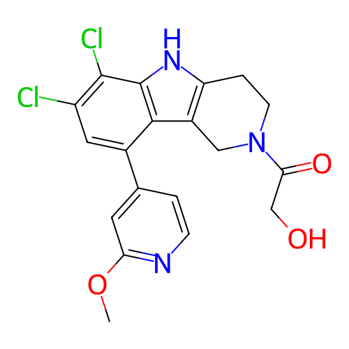Chemical structure of BindingDB Monomer ID 276554