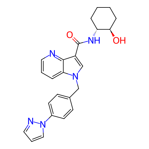 Chemical structure of BindingDB Monomer ID 277254