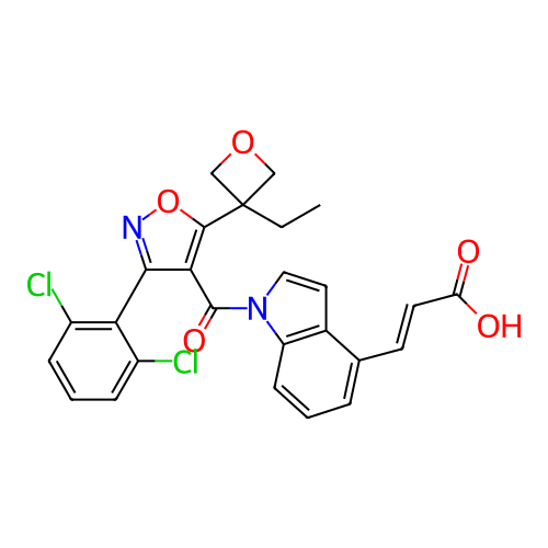 Chemical structure of BindingDB Monomer ID 278543
