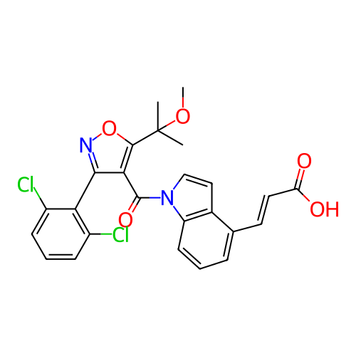 Chemical structure of BindingDB Monomer ID 278565