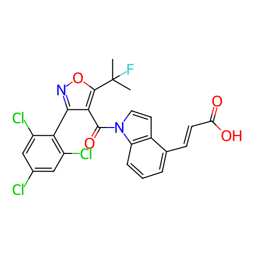 Chemical structure of BindingDB Monomer ID 278574