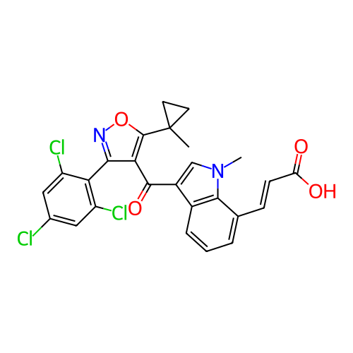 Chemical structure of BindingDB Monomer ID 278703