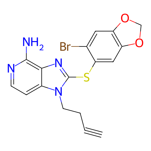 Chemical structure of BindingDB Monomer ID 279684