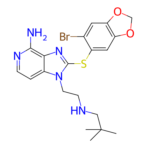 Chemical structure of BindingDB Monomer ID 279694
