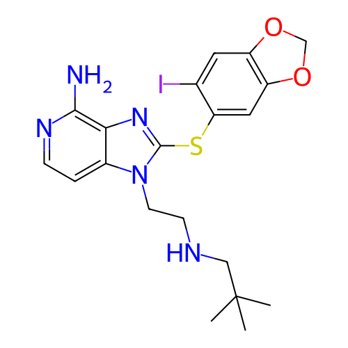 Chemical structure of BindingDB Monomer ID 279695