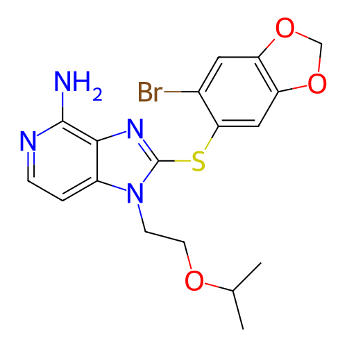 Chemical structure of BindingDB Monomer ID 279710