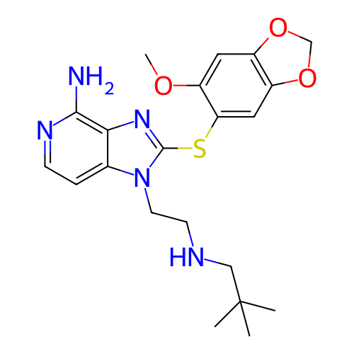 Chemical structure of BindingDB Monomer ID 279721