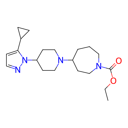 Chemical structure of BindingDB Monomer ID 280390