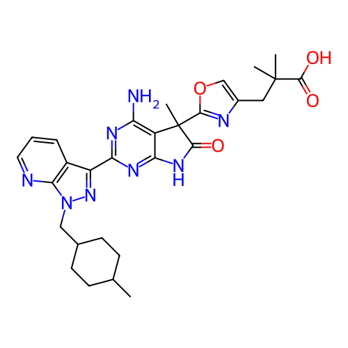 Chemical structure of BindingDB Monomer ID 280844