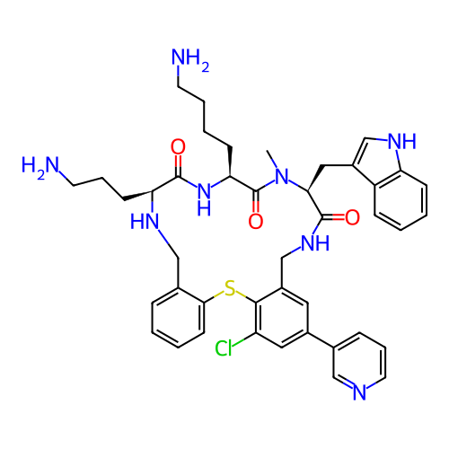 Chemical structure of BindingDB Monomer ID 281001