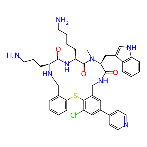 Chemical structure of BindingDB Monomer ID 281002