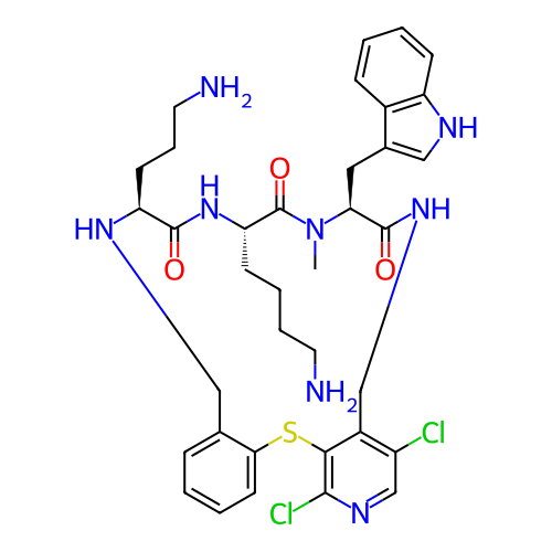 Chemical structure of BindingDB Monomer ID 281004