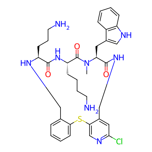 Chemical structure of BindingDB Monomer ID 281005
