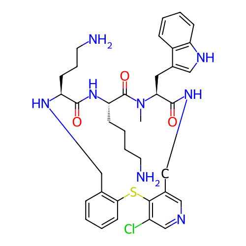 Chemical structure of BindingDB Monomer ID 281007