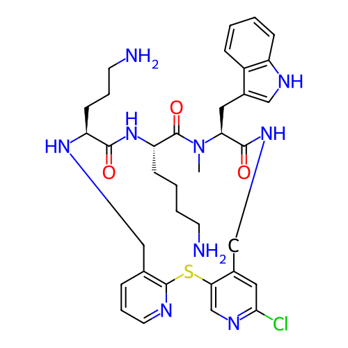 Chemical structure of BindingDB Monomer ID 281008