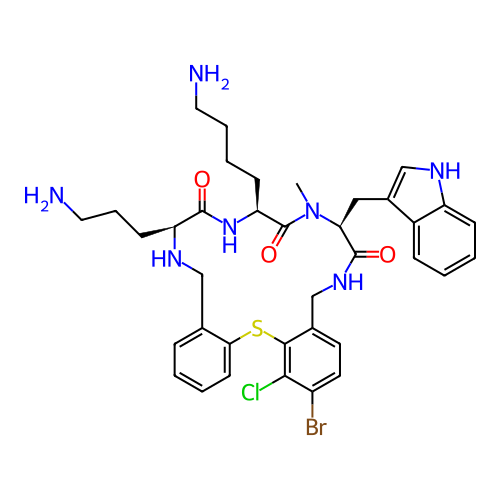 Chemical structure of BindingDB Monomer ID 281010