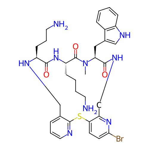 Chemical structure of BindingDB Monomer ID 281015