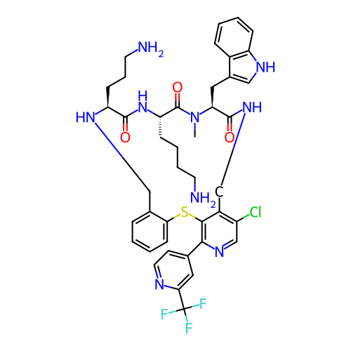Chemical structure of BindingDB Monomer ID 281016