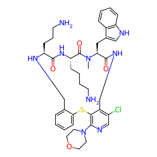 Chemical structure of BindingDB Monomer ID 281017