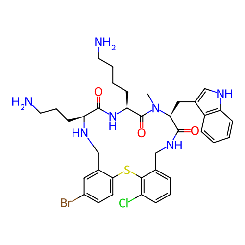 Chemical structure of BindingDB Monomer ID 281018
