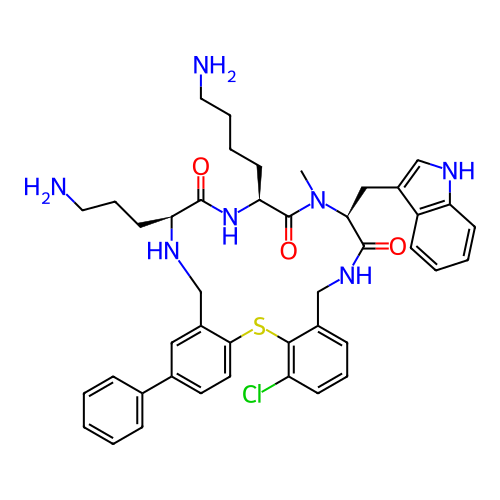 Chemical structure of BindingDB Monomer ID 281019