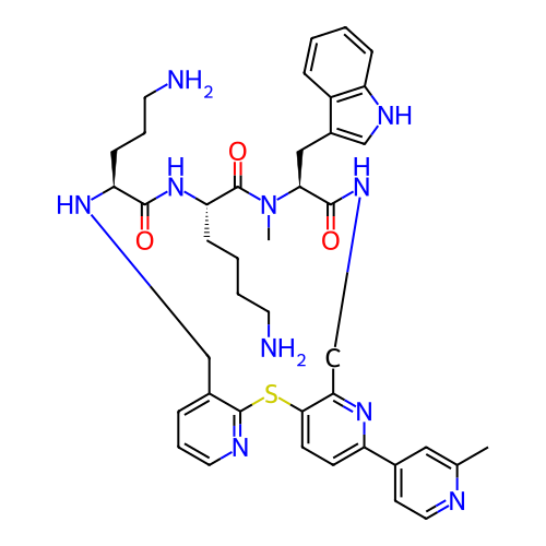 Chemical structure of BindingDB Monomer ID 281021