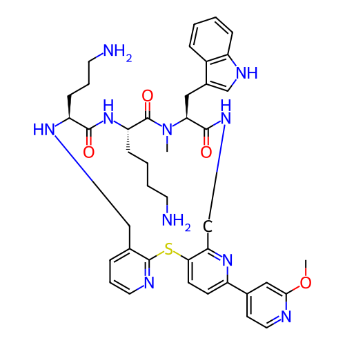 Chemical structure of BindingDB Monomer ID 281023