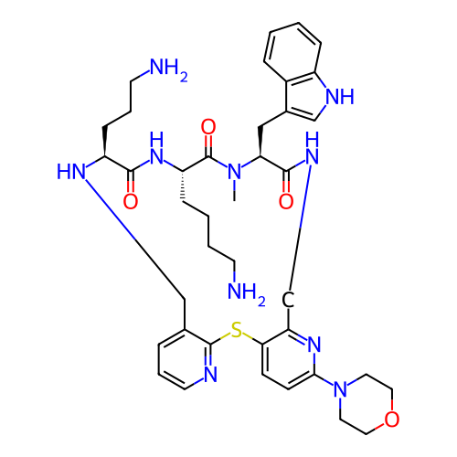 Chemical structure of BindingDB Monomer ID 281024