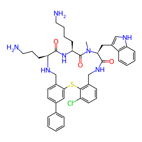 Chemical structure of BindingDB Monomer ID 281026