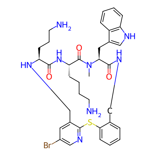 Chemical structure of BindingDB Monomer ID 281027