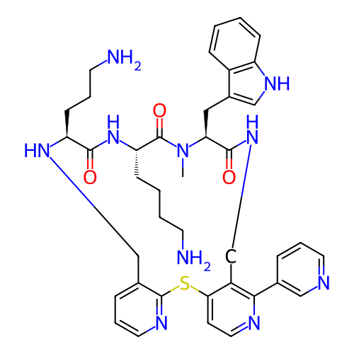 Chemical structure of BindingDB Monomer ID 281029