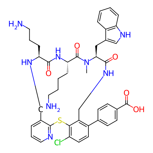 Chemical structure of BindingDB Monomer ID 281030