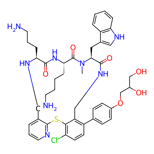 Chemical structure of BindingDB Monomer ID 281031