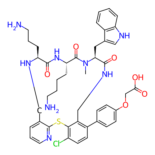 Chemical structure of BindingDB Monomer ID 281032