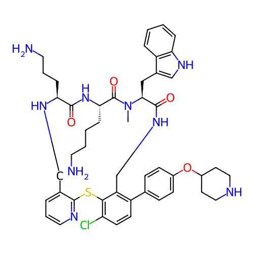Chemical structure of BindingDB Monomer ID 281033