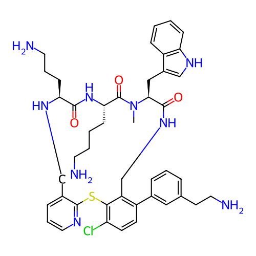 Chemical structure of BindingDB Monomer ID 281035