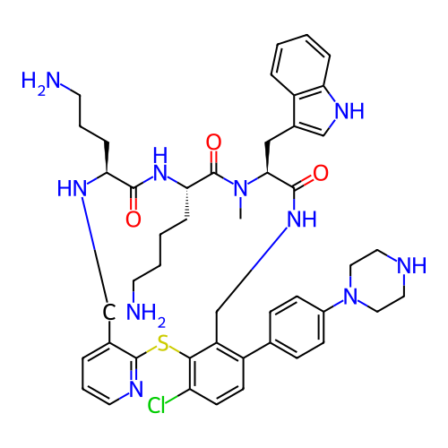 Chemical structure of BindingDB Monomer ID 281036