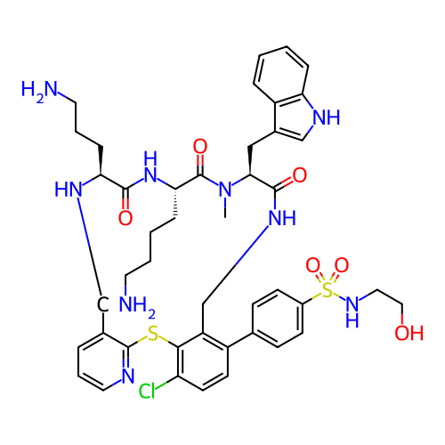 Chemical structure of BindingDB Monomer ID 281037