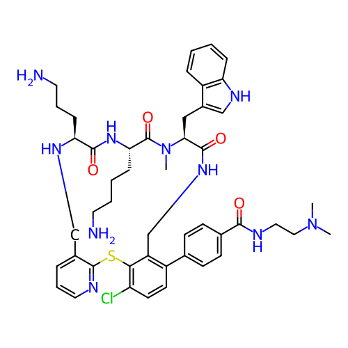 Chemical structure of BindingDB Monomer ID 281039
