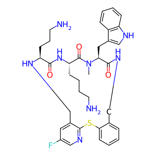 Chemical structure of BindingDB Monomer ID 281045