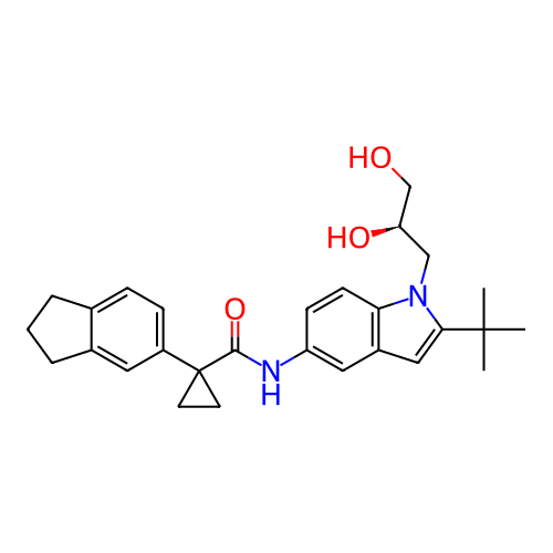 Chemical structure of BindingDB Monomer ID 281046
