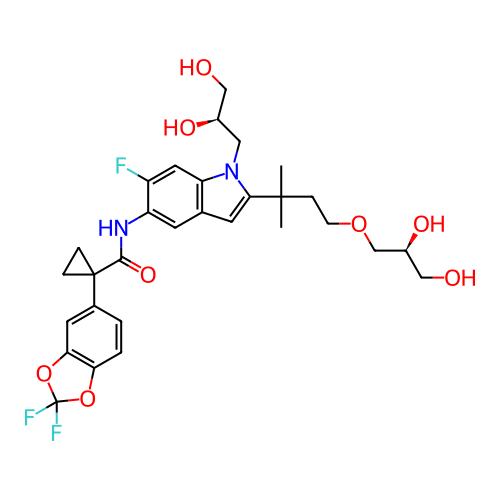 Chemical structure of BindingDB Monomer ID 281047