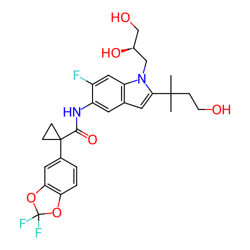 Chemical structure of BindingDB Monomer ID 281050