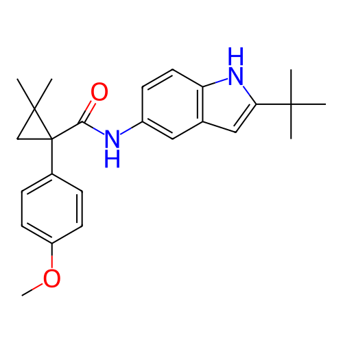Chemical structure of BindingDB Monomer ID 281056