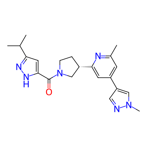 Chemical structure of BindingDB Monomer ID 281061
