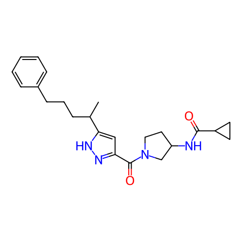 Chemical structure of BindingDB Monomer ID 281082