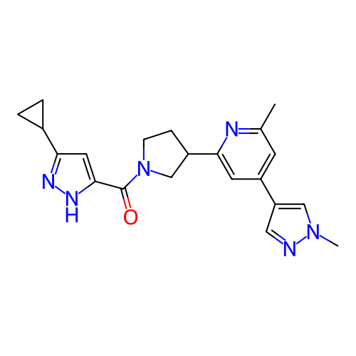 Chemical structure of BindingDB Monomer ID 281107
