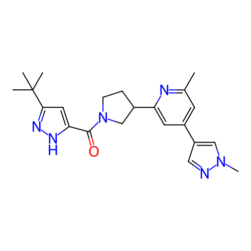 Chemical structure of BindingDB Monomer ID 281108