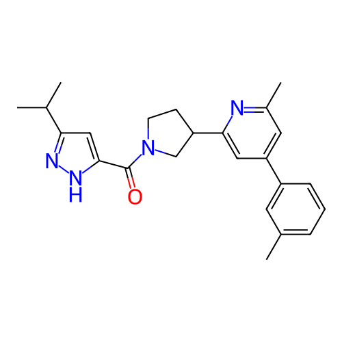 Chemical structure of BindingDB Monomer ID 281121