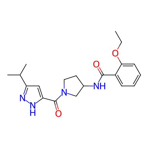 Chemical structure of BindingDB Monomer ID 281189